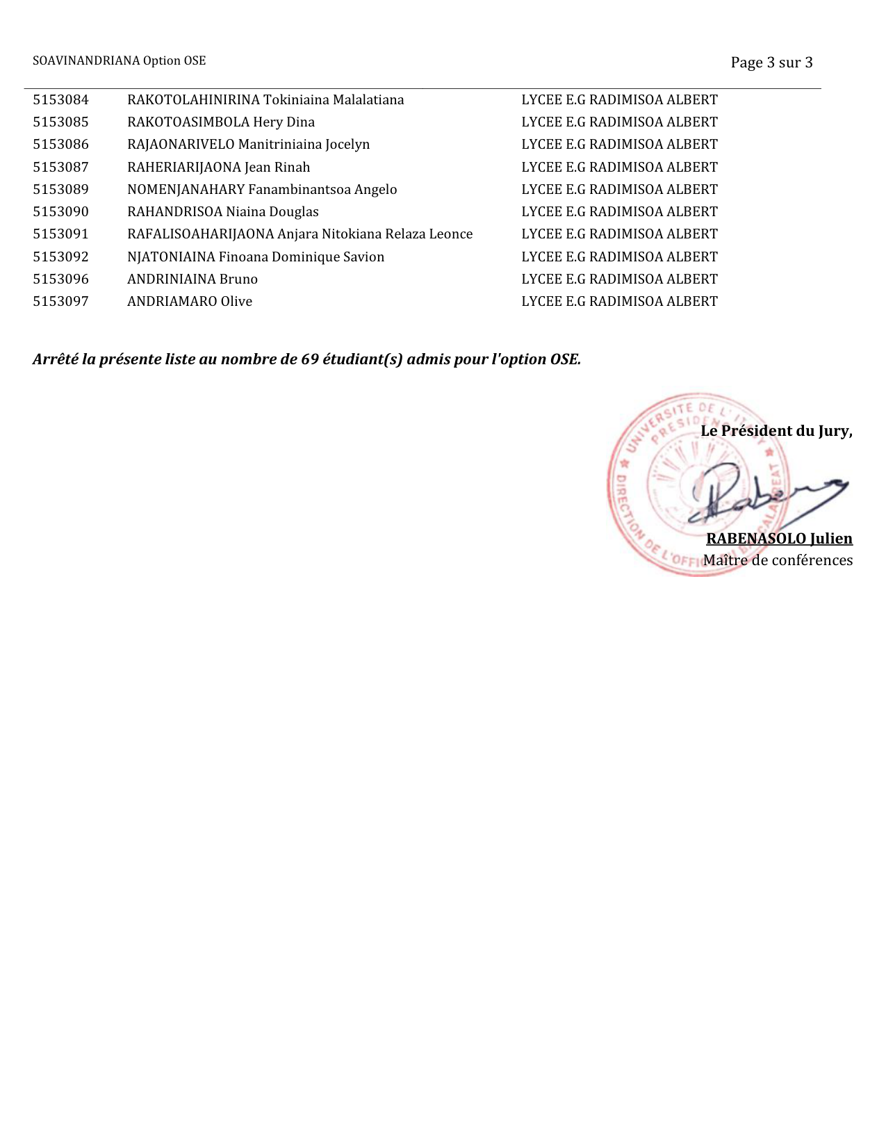 Résultats Bacc 2026