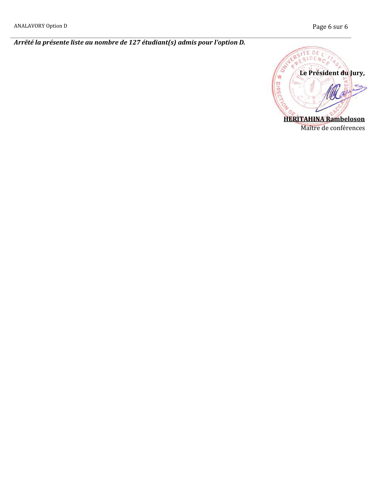 Résultats Bacc 2026