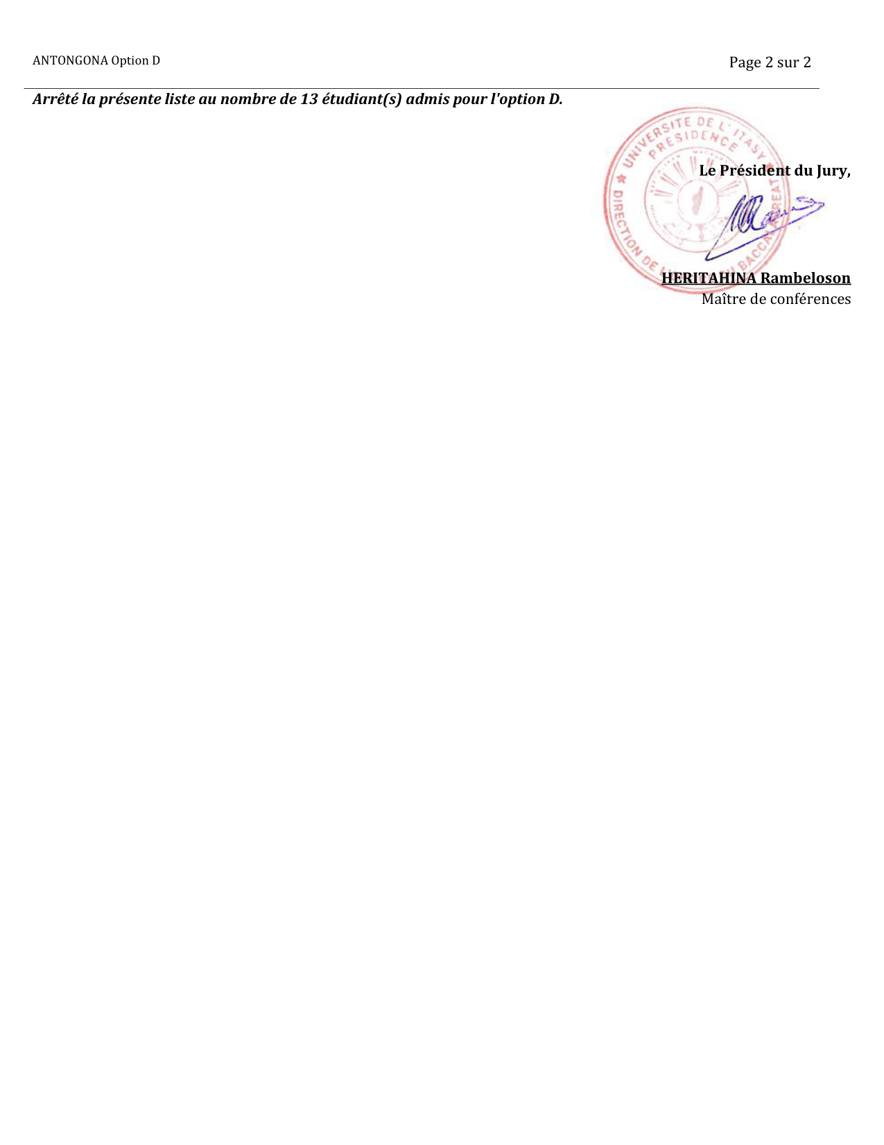 Résultats Bacc 2026