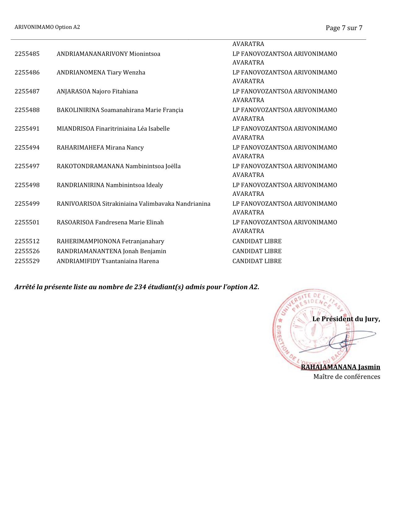 Résultats Bacc 2026