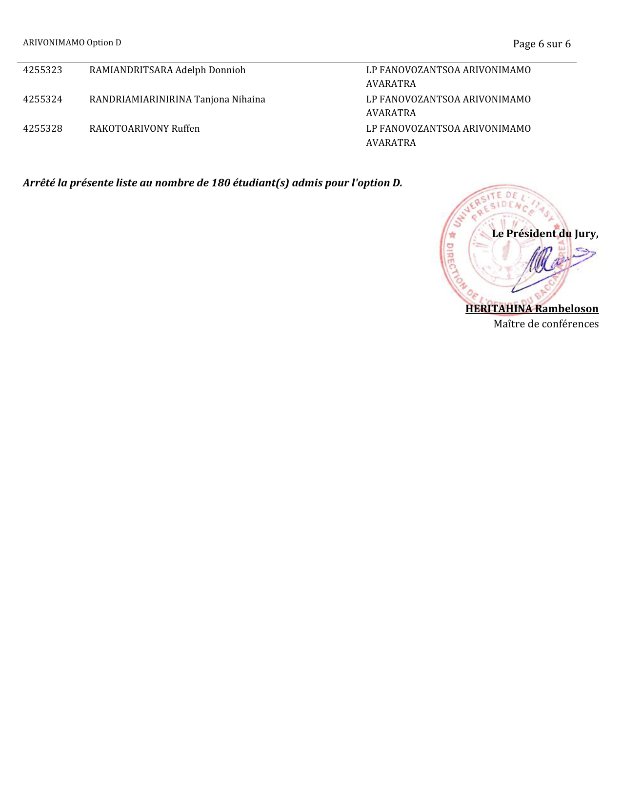 Résultats Bacc 2026